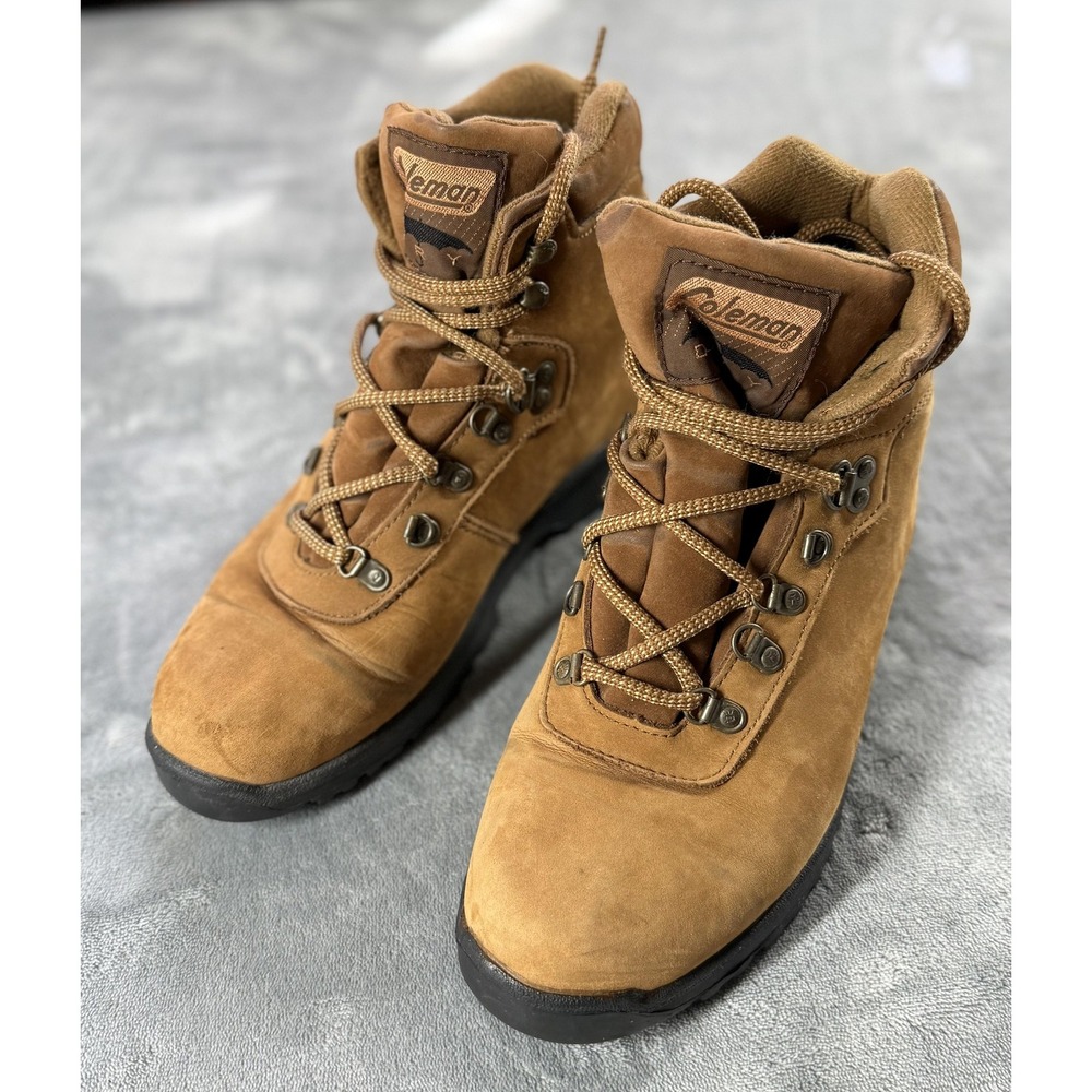 Coleman Hiking Boots Woman Size 8 Brown Everest 2 Thermolite Insulated Leather